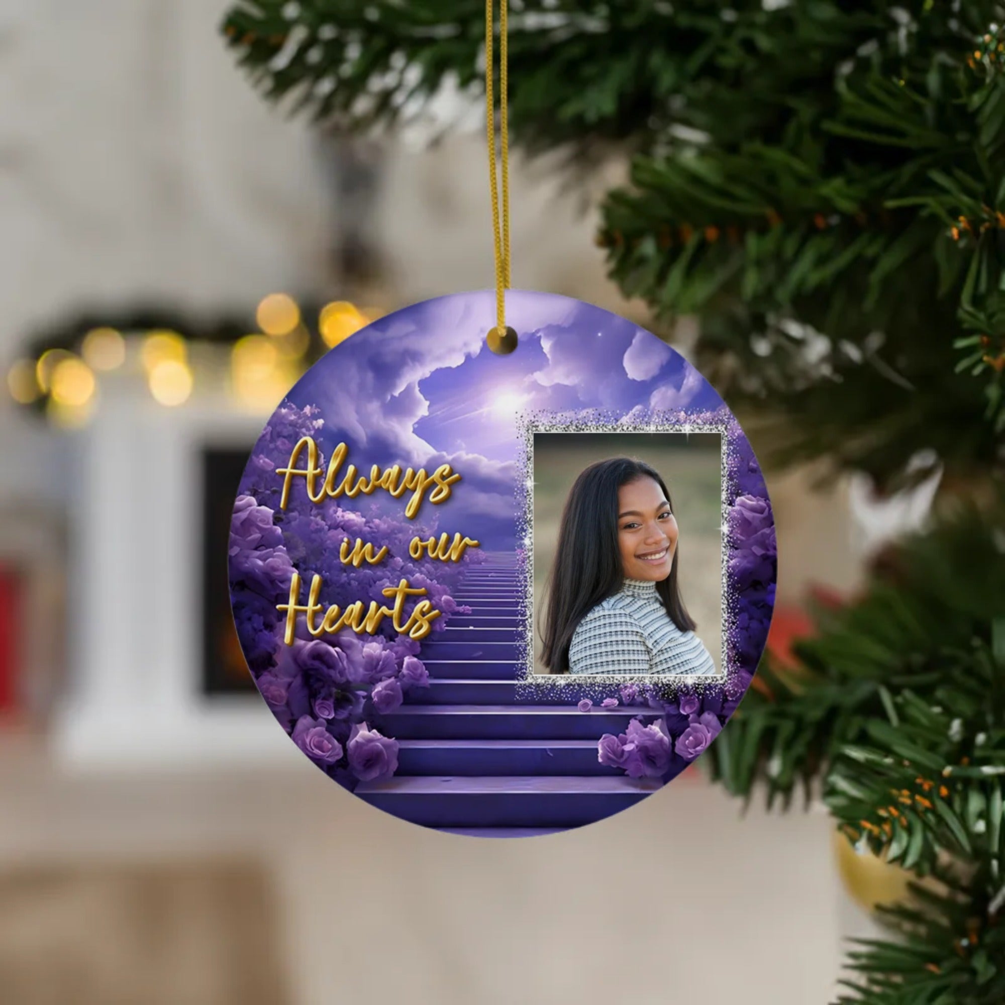 Always in our Hearts Ornament - Rustic Design CO