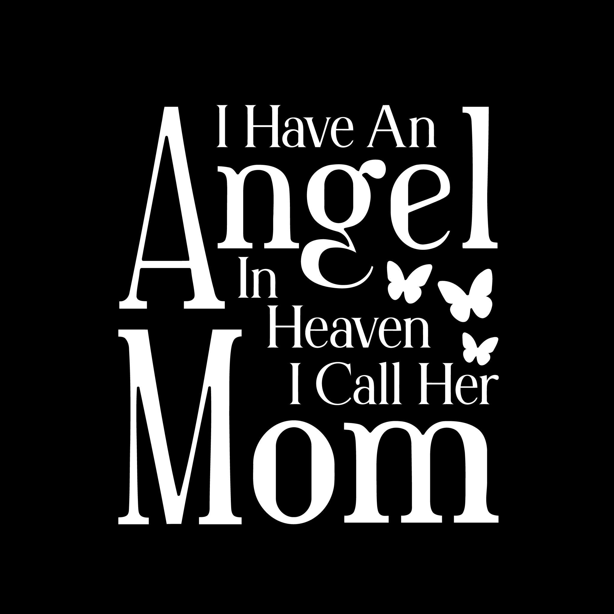 Angel in Heaven Mom - Rustic Design CO