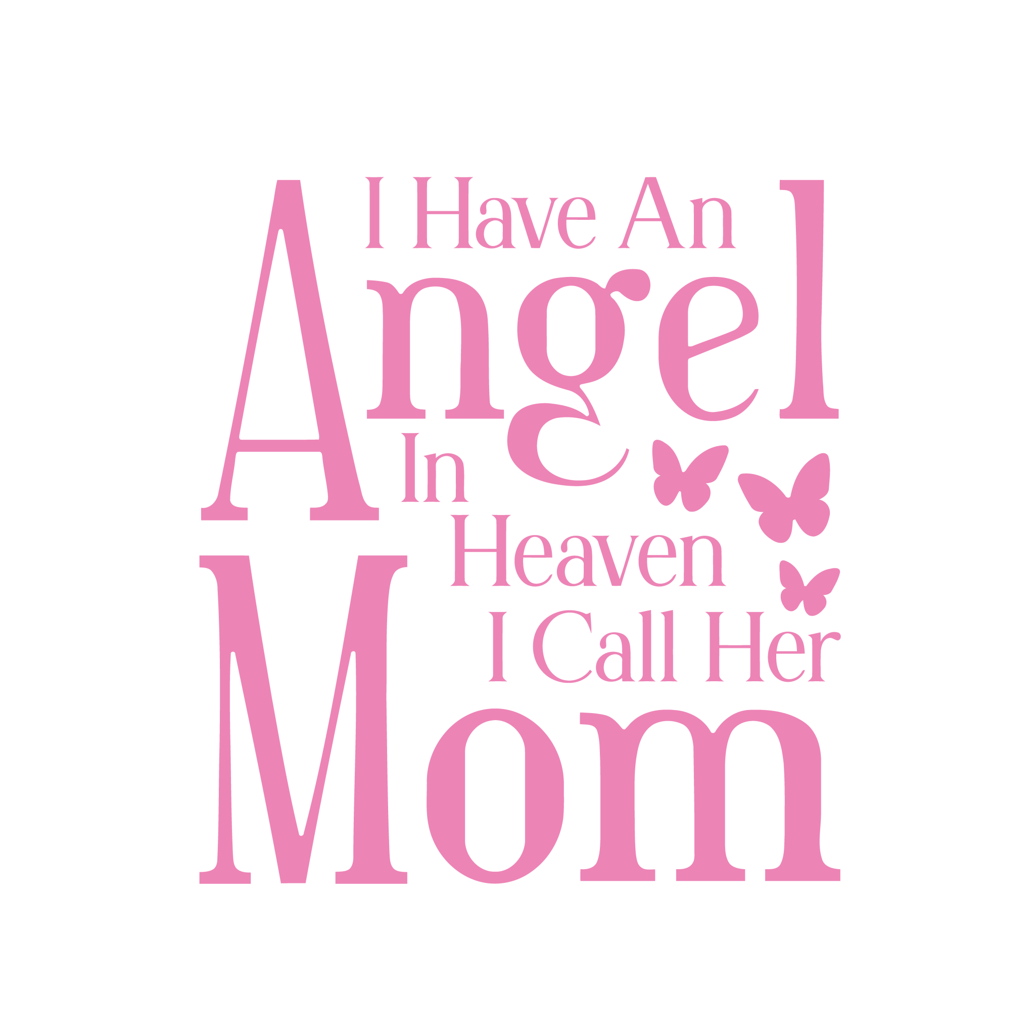 Angel in Heaven Mom - Rustic Design CO