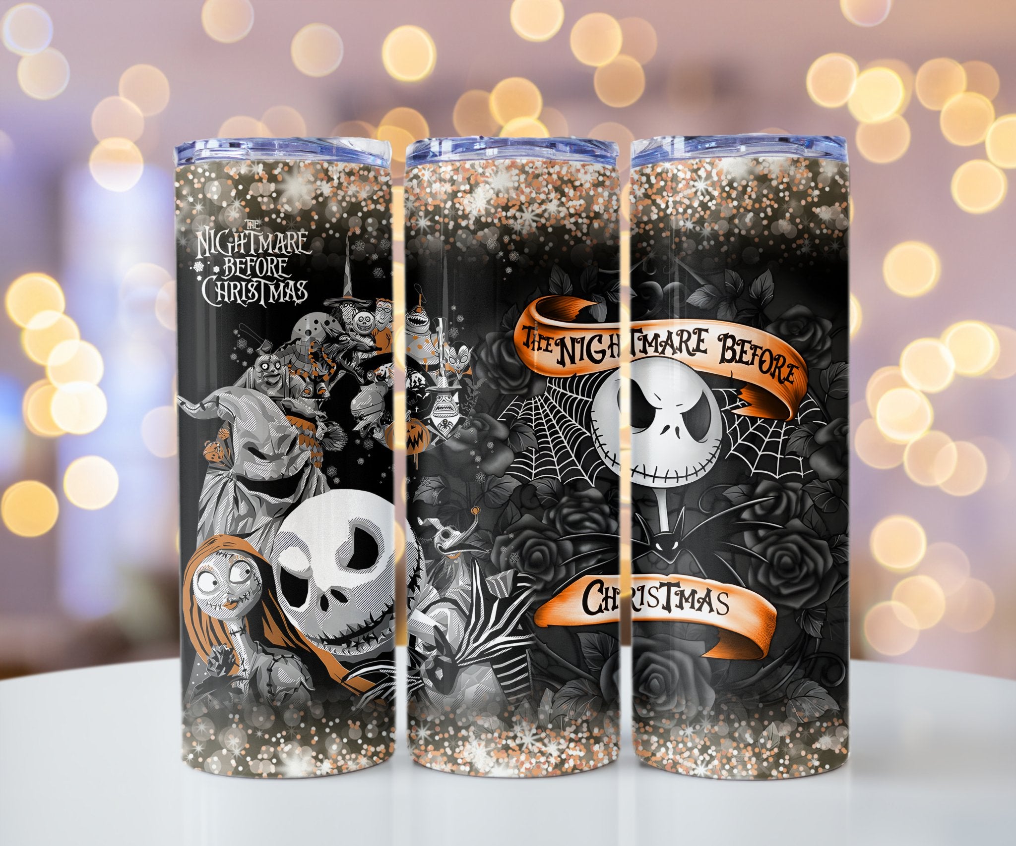 Halloween Hues: The Complete Halloween Town Tumbler - Rustic Design CO