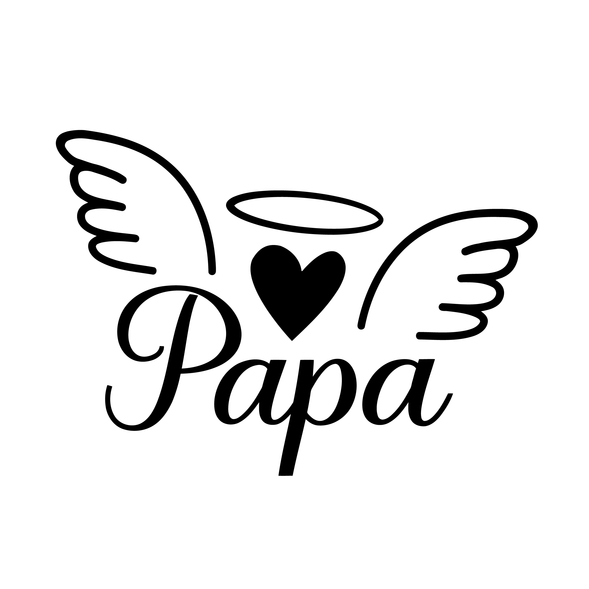Papa Angel Wings - Rustic Design CO